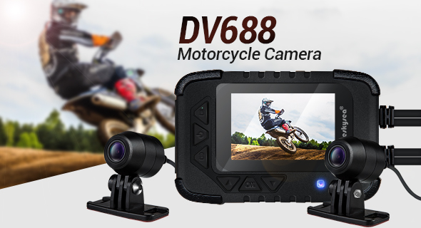 DV688 Motorcycle Dashcam