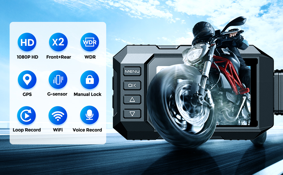 Finally, our B2M motorcycle dash cam available now!
